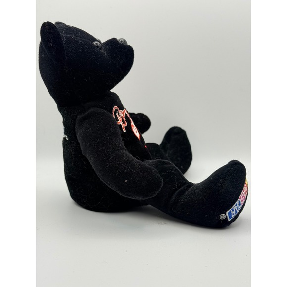 VTG NASCAR Dale Earnhardt 3 Team Beans Authentic Plush Bear Collectible 2001 NWT - Picture 4 of 6